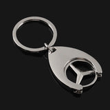 Mercedes Benz Metal Car Keychain Key Ring Holder Pendant