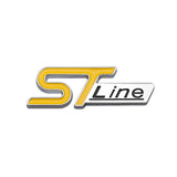 7.9x2.7cm Ford ST Line Metal Car Side Sticker Trunk Emblem Badge Decal