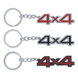 Jeep 4X4 Logo Metal Car Key Rings Keychain Pendant