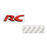 Peugeot RC Logo Metal Car Trunk Sticker Emblem Badge Decal