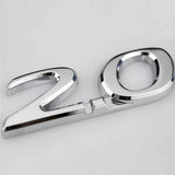 Mazda 2.0S Logo Metal Car Rear Sticker Decal Trunk Emblem Badge
