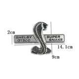 2pcs Ford Shelby ABS Car Body Fender Side Sticker Decal Emblem Badge