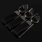 Volkswagen VW R Logo Suede Car Keychain Pendant Key Chain Holder