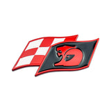Holden Race Flag Logo Metal Car Body Sticker Decal Auto Front Grille Emblem Badge
