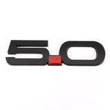 Ford 3.7 5.0 Logo Metal Car Rear Sticker Body Emblem Badge Decal