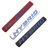 Car Rear Trunk Badge Fender Label Emblem Sticker HYBRID Logo for Honda Civic Accord Crv Hrv CITY CRIDER Pilot Legend Fit