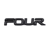Car Trunk Emblem Decoration Sticker for Toyota FOUR Logo Auto Whole Body Badge Decal Exterior Accessories