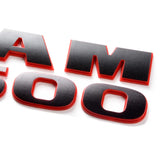 26.5x8.5cm Dodge RAM1500 RAM2500 RAM3500 ABS Car Side Fender Sticker Body Emblem Badge