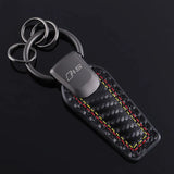 Audi RS Sline Leather Car Key Chain Keyring Pendant