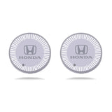 2pcs Honda Logo Car Water Coasters 7-color LED Light Cup Mat Holder