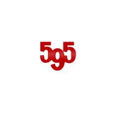 Abarth 595 Competizione Turismo Logo Metal Car Body Emblem Badge Rear Sticker Decal