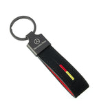 Mercedes Benz Suede Car Keychain Key Rings Holder Pendant