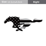 Ford Mustang Logo Metal Car Rear Sticker Decal Auto Body Fender Side Emblem Badge