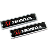 2pcs/set Honda Mugen Logo Metal Car Side Sticker Auto Emblem Badge