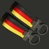 Mercedes Benz AMG Car Logo Keychain Metal Nylon Webbing Key Ring Holder