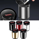 GMC Metal Car Ash Tray Auto Ashtray Cigarette Holder Box with LED Light
