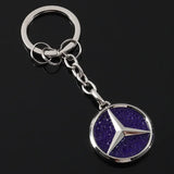 Mercedes Benz Diamond Metal Car Key Rings Keychain Pendant