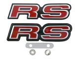 ABS Car Front Grille Rear Trunk Emblem Badge Sticker for RS SI Logo Odyssey CRV Jazz Pilot Civic 10th Accord City Crosstour