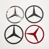 8CM 9CM 10CM 10.5CM Car Rear Middle Badge Emblem Sticker for Mercedes Benz W203 W211 W204 W210 W124 W212