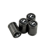 4pcs Lexus Logo Tire Valve Caps