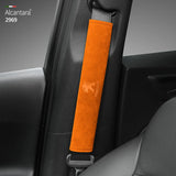 2pcs/set Peugeot Suede Car Safety Belt Pads Shoulder Covers