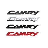 17x2cm ABS/Metal Car Trunk Sticker for Camry 3d Letter Badge Decals Rear Emblem Refitting Decoration Accessories