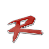 Car Front Grille Sticker Auto Body Side Decal Badge R Logo for Honda Crosstour Odyssey Insight Elysion CRZ Vezel City Civic