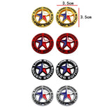 2PCS Jeep Lone Star Metal Car Rear Sticker Body Side Emblem Badge