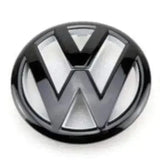 Auto Accessories 130mm Car Front Grille Center Badge 100mm Rear Trunk Emblem for Volkswagen VW Jetta MK6 2011-2014 5C6853601
