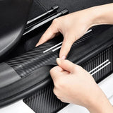 Mercedes Benz AMG Carbon Fiber Car Door Threshold Scratch Proof Sticker Decal