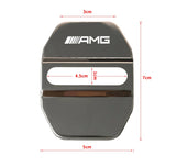 4pcs/set Mercedes Benz AMG Stainless Steel Car Door Lock Cover Protection