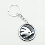 Skoda Logo Metal Car Key Rings Keychain Pendant