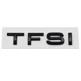 Audi TFSI Logo ABS Car Rear Sticker Trunk Emblem Badge Decal