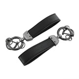 Toyota GR Sport Gazoo Racing Logo Leather Car Keychain Key Ring