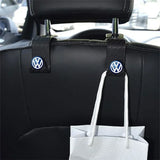 Volkswagen VW Carbon Fiber Car Seat Back Hooks Storage Holders