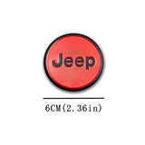 6cm Jeep ABS Car Steering Wheel Center Sticker Decal Emblem Badge