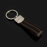 Audi RS Sline Leather Keychain Car Logo Keyring