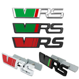 Skoda VRS Logo Metal Car Front Grille Emblem Badge Rear Sticker Decal