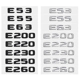 Mercedes Benz E53 E55 E63 E200 E220 E230 E250 E260 ABS Car Rear Sticker