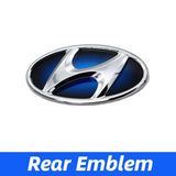 Hyundai Sonata 8 Hybrid ABS Car Front Hood Emblem Badge Rear Sticker Decal