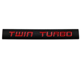 Ford TWIN TURBO Metal Car Rear Sticker Auto Body Side Emblem Badge Decal