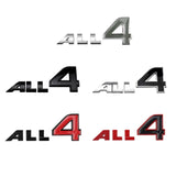 ALL 4 Metal Logo Emblem Auto Sticker ALL4 Badge for MINI COOPER JCW R60 R61 F60 Cooper S Countryman Paceman Car Accessories