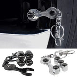 4pcs/set Mercedes Benz AMG Logo Car Air Valve Stem Cap Auto Tyre Valve Covers with Wrench