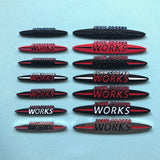 Car Rear Badge Sticker Side Fender 3D Emblem Accessories for John Cooper Works R50 R52 R53 R55 R56 F54 F55 F56 F60