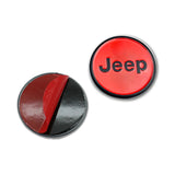 6cm Jeep ABS Car Steering Wheel Center Sticker Decal Emblem Badge
