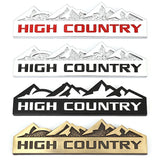 Jeep High Country Metal Car Body Fender Side Sticker Auto Front Grille Emblem Badge