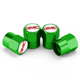 4pcs/set GMC Car Air Valve Stem Cap Auto Tyre Valve Covers