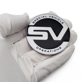 Land Rover SV Logo Metal Car Rear Sticker Emblem Badge Decal