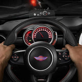 Carbon Fiber Car Steering Wheel Sticker Badge for MINI COOPER John Cooper Works R50 R52 R53 R55 R56 F54 F55 F56 F60 Decoration