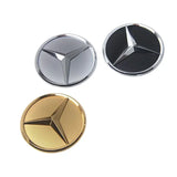 52/57mm Car Steering Wheel Center Emblem Sticker for Mercedes Benz W203 W204 W205 W211 W212 C200 E300